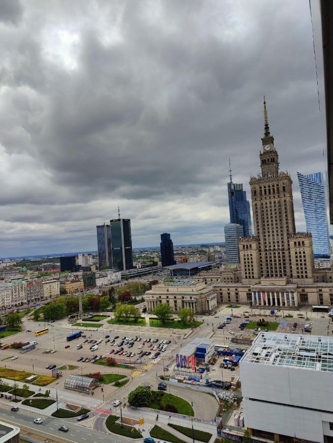 23Rd Floor 3Br Apt With Views Of Warsaw Varsóvia Exterior foto